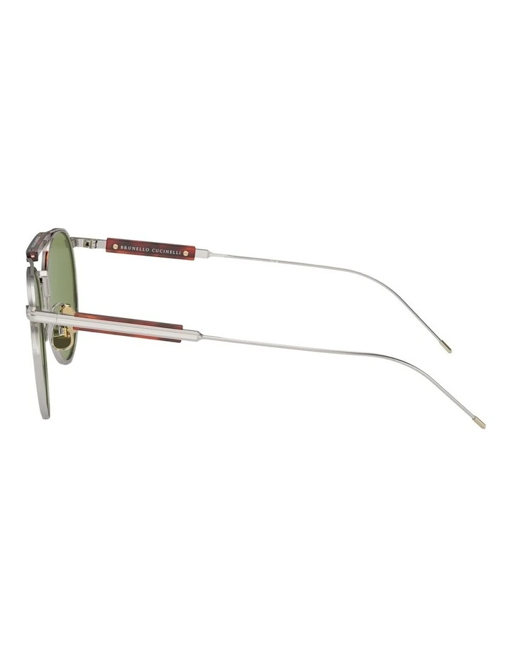 Brunello Cucinelli Titanium Sunglasses in Silver image 3