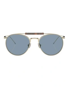 Brunello Cucinelli  Titanium Sunglasses in Gold