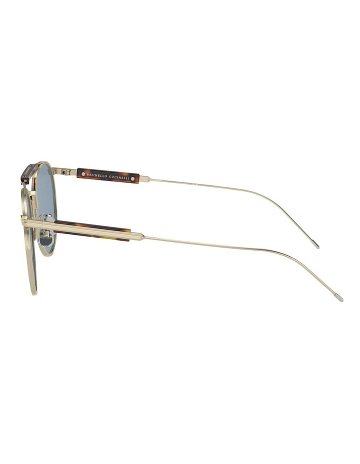 Brunello Cucinelli Titanium Sunglasses in Gold image 2