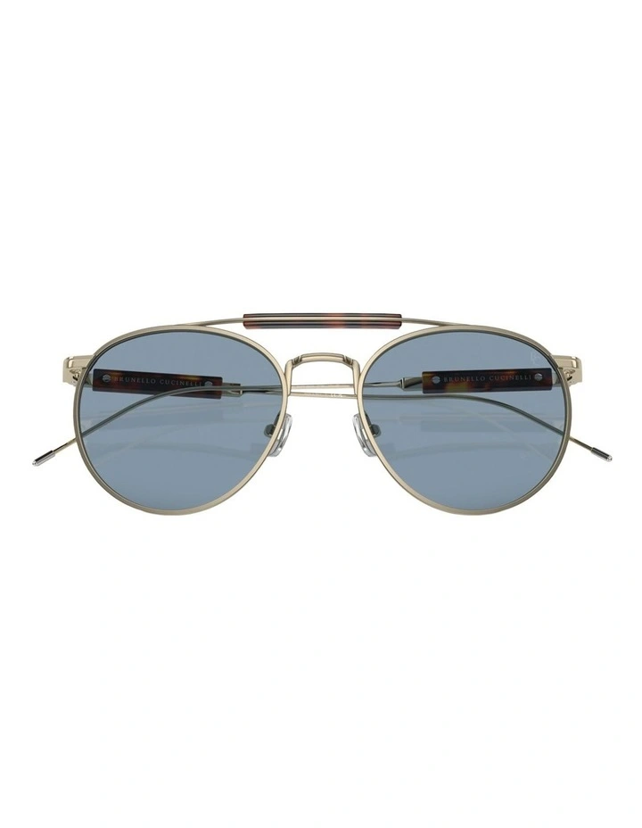 Brunello Cucinelli Titanium Sunglasses in Gold image 4