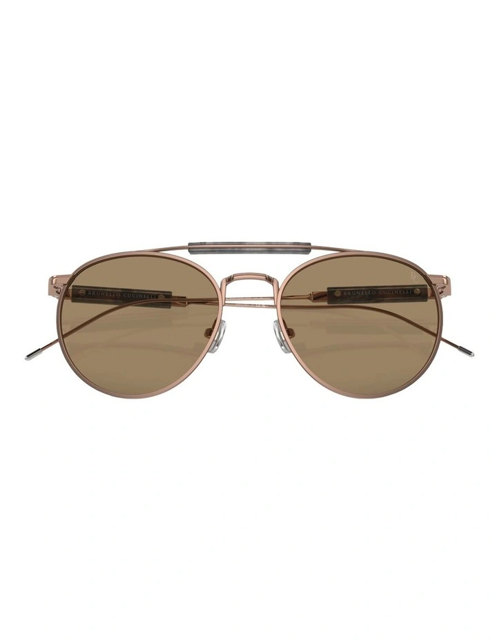 Brunello Cucinelli Titanium Sunglasses in Pink image 3