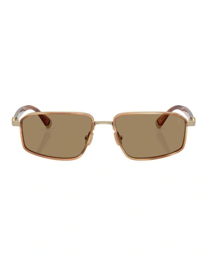 Brunello Cucinelli JARAMA Titanium Sunglasses in Gold image 2