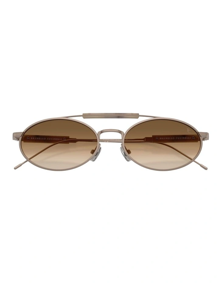 Brunello Cucinelli  Titanium Sunglasses in Pink image 4