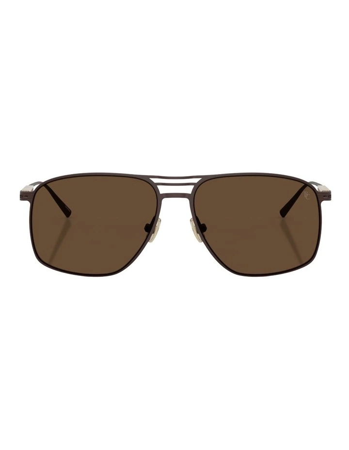 Brunello Cucinelli Titanium Sunglasses in Brown image 2