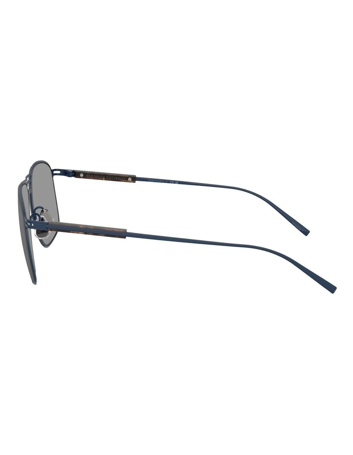 Brunello Cucinelli  Titanium Sunglasses in Blue image 3