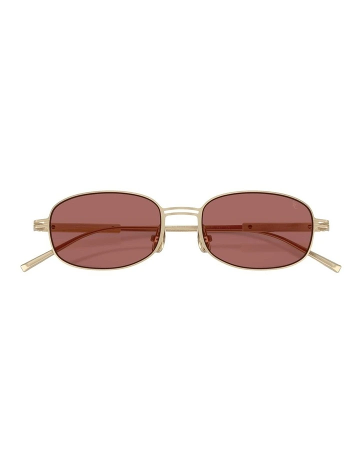 Brunello Cucinelli  Titanium Sunglasses in Gold image 4