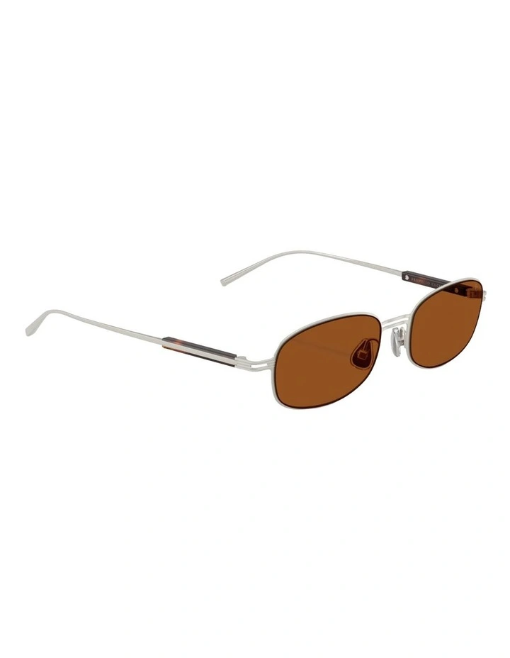 Brunello Cucinelli  Titanium Sunglasses in Transparent image 4