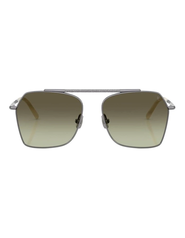 Brunello Cucinelli Titanium Sunglasses in Grey image 1