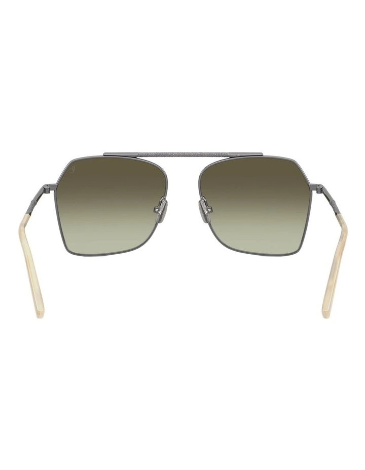 Brunello Cucinelli Titanium Sunglasses in Grey image 3