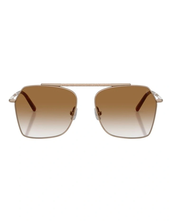Brunello Cucinelli Titanium Sunglasses in Gold image 1