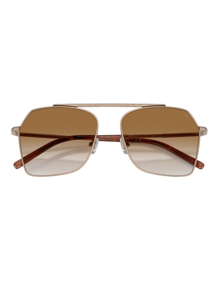 Brunello Cucinelli Titanium Sunglasses in Gold image 3