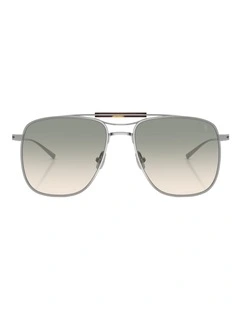 Brunello Cucinelli  Titanium Sunglasses in Silver