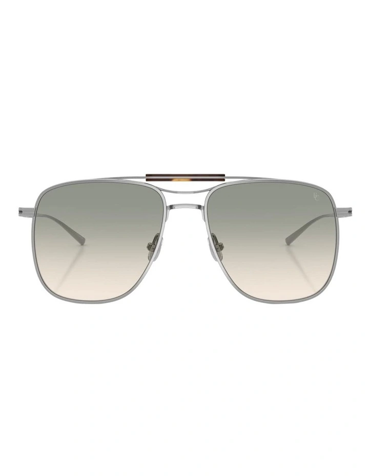 Brunello Cucinelli Titanium Sunglasses in Silver image 1