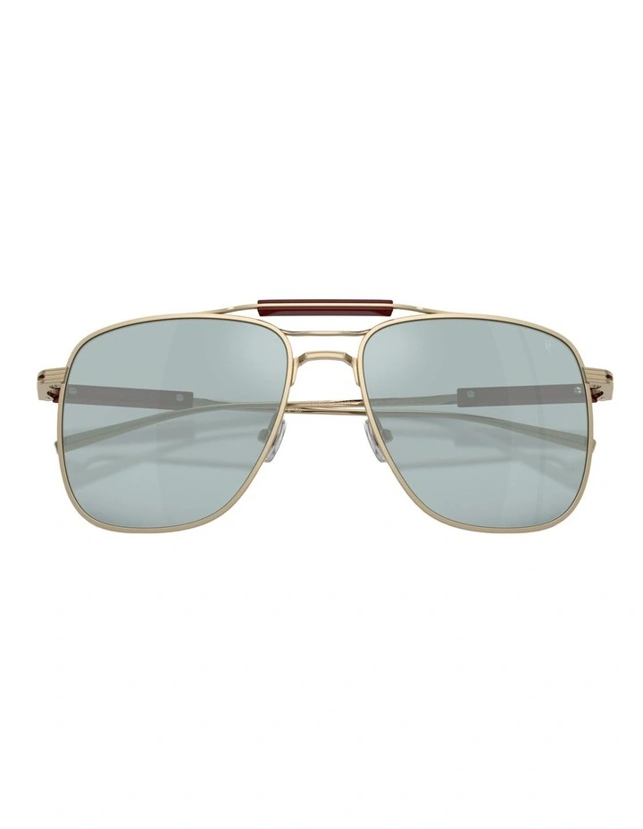 Brunello Cucinelli  Titanium Sunglasses in Gold image 3