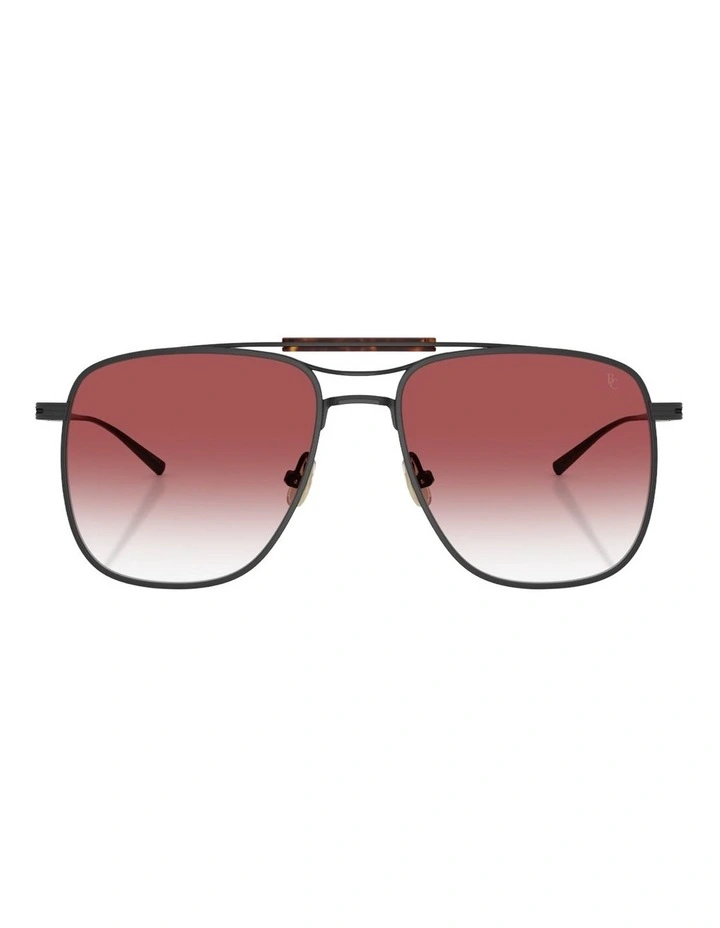 Brunello Cucinelli  Titanium Sunglasses in Black image 1