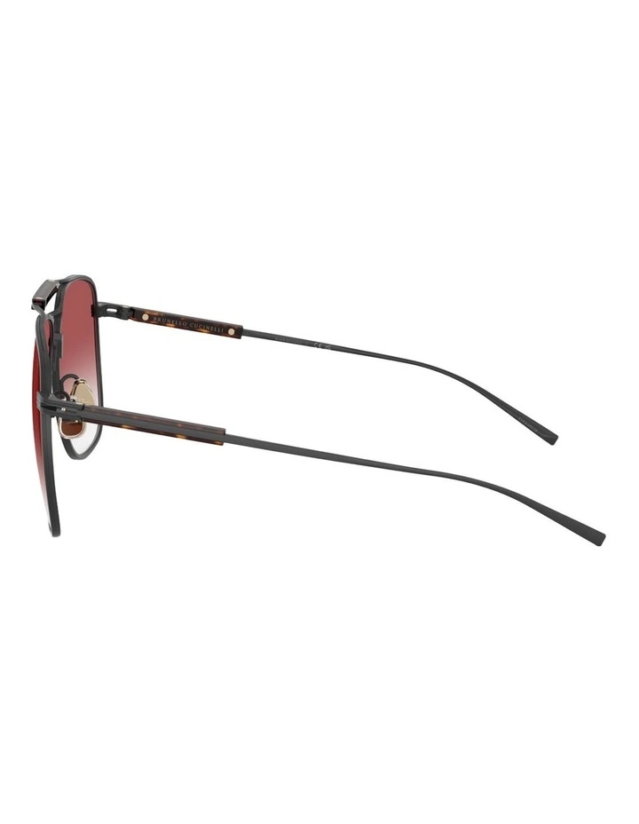 Brunello Cucinelli  Titanium Sunglasses in Black image 2