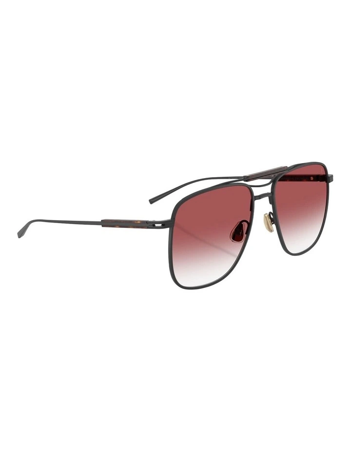 Brunello Cucinelli  Titanium Sunglasses in Black image 5