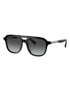 Brunello Cucinelli  Acetate Sunglasses in Black