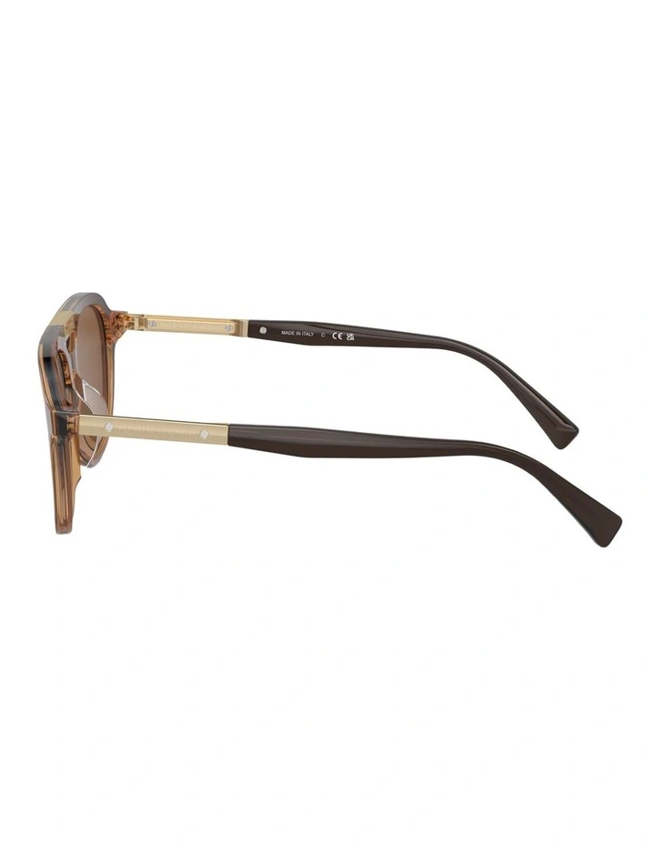 Brunello Cucinelli Acetate Polarised Sunglasses in Brown image 3