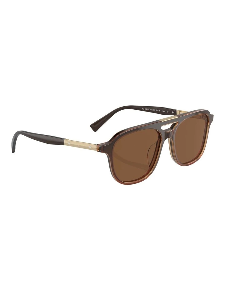 Brunello Cucinelli Acetate Polarised Sunglasses in Brown image 5