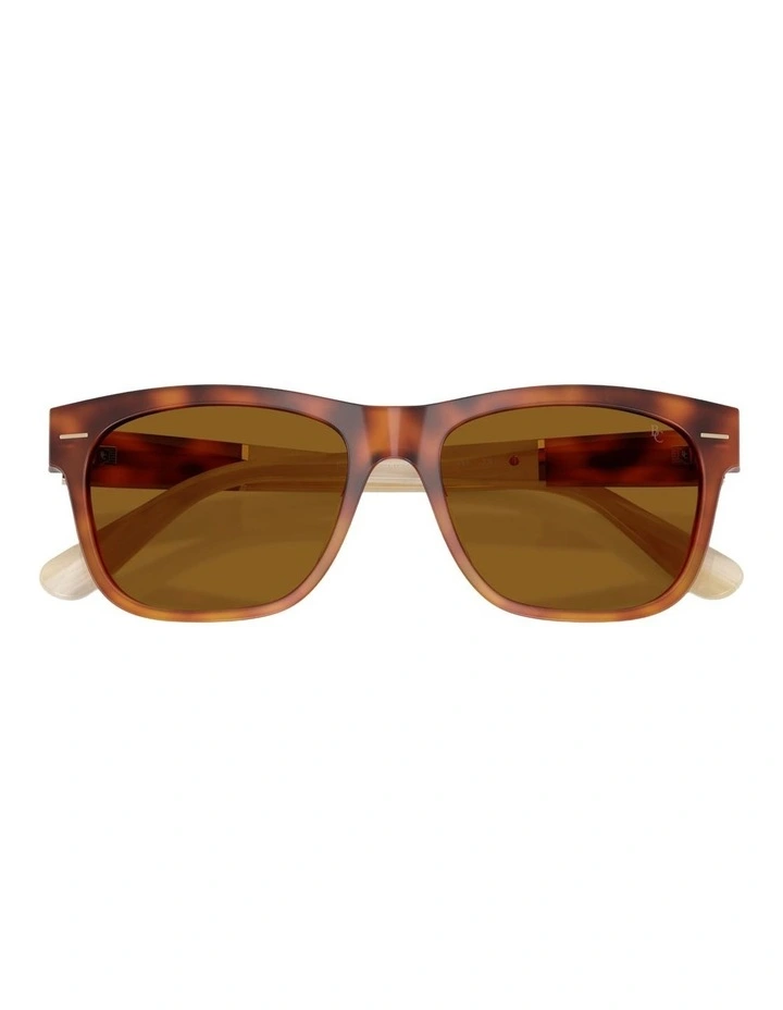 Brunello Cucinelli  Acetate Sunglasses in Tortoise image 3