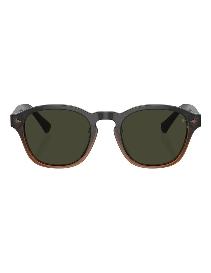 Brunello Cucinelli Acetate Polarised Sunglasses in Brown image 1