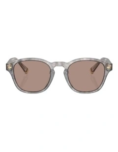 Brunello Cucinelli  Acetate Sunglasses in Grey