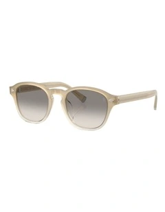 Brunello Cucinelli  Acetate Sunglasses in White