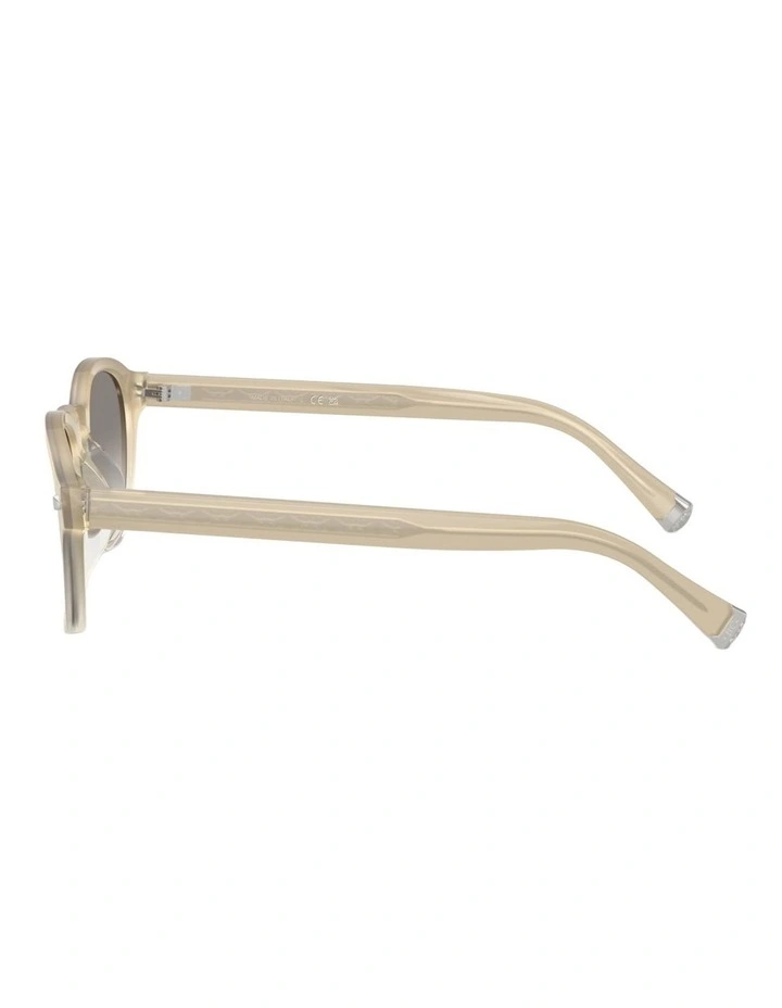 Brunello Cucinelli  Acetate Sunglasses in White image 3