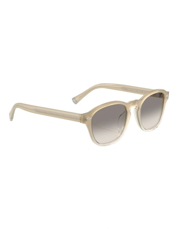Brunello Cucinelli  Acetate Sunglasses in White image 5