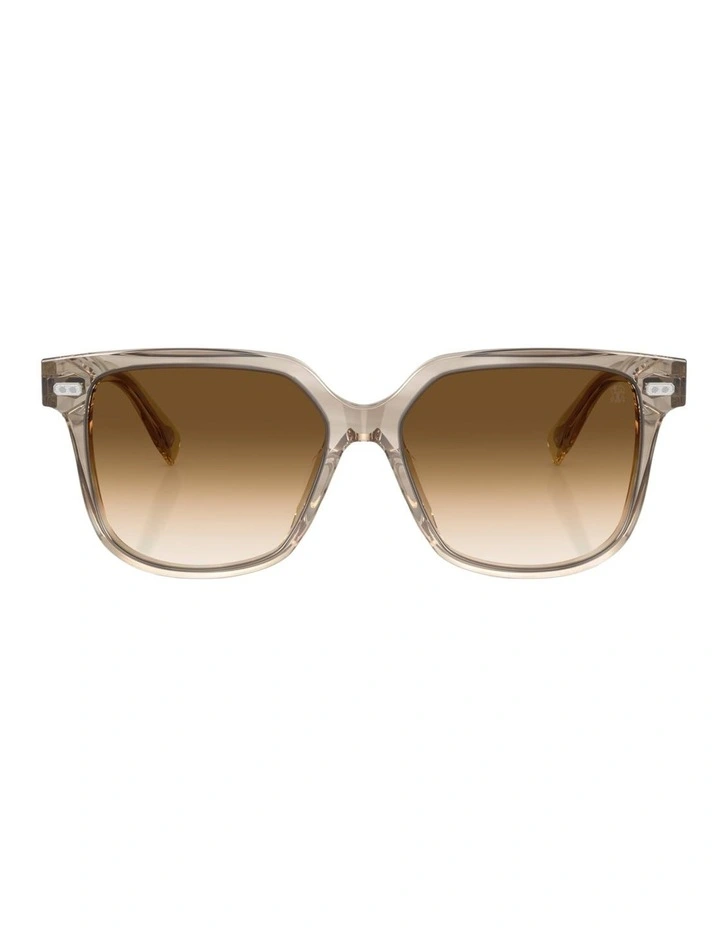 Brunello Cucinelli  Acetate Sunglasses in Beige image 2