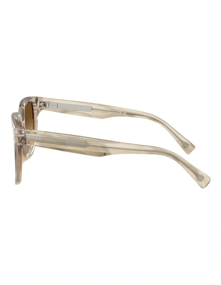 Brunello Cucinelli  Acetate Sunglasses in Beige image 3