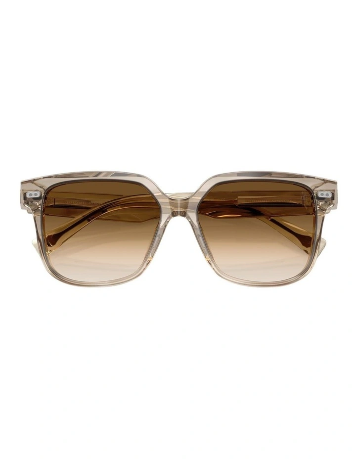 Brunello Cucinelli  Acetate Sunglasses in Beige image 4