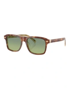 Brunello Cucinelli  Acetate Sunglasses in Brown