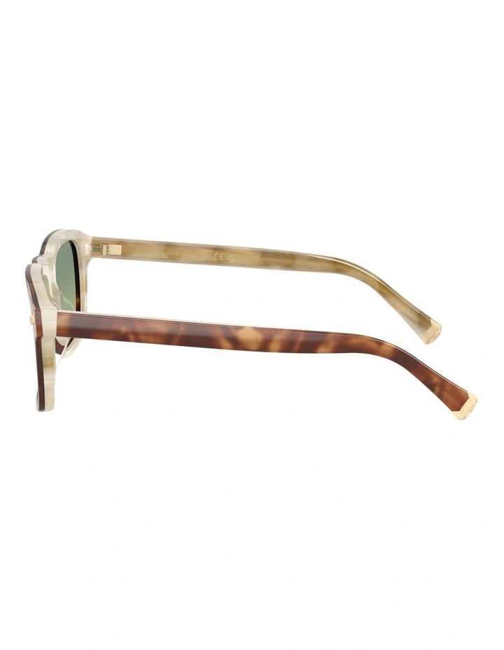 Brunello Cucinelli  Acetate Sunglasses in Brown image 3