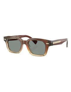 Brunello Cucinelli JARED Acetate Sunglasses in Red