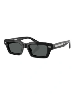Brunello Cucinelli MARLA Acetate Polarised Sunglasses in Black
