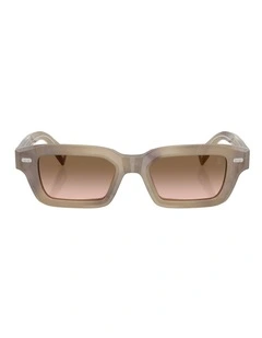 Brunello Cucinelli MARLA Acetate Sunglasses in Brown