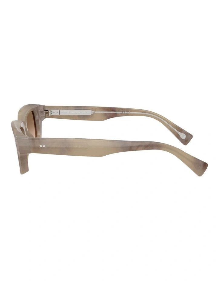 Brunello Cucinelli MARLA Acetate Sunglasses in Brown image 3