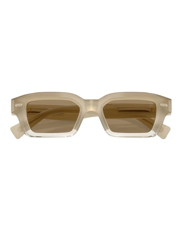 Brunello Cucinelli MARLA Acetate Sunglasses in White image 4