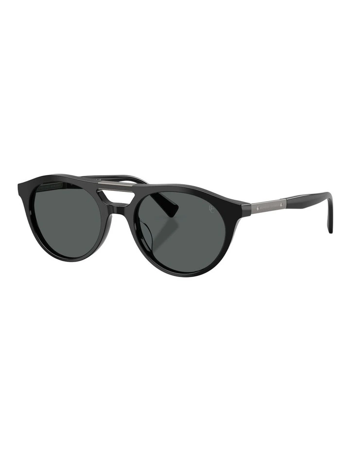 Brunello Cucinelli  Acetate Polarised Sunglasses in Black image 1