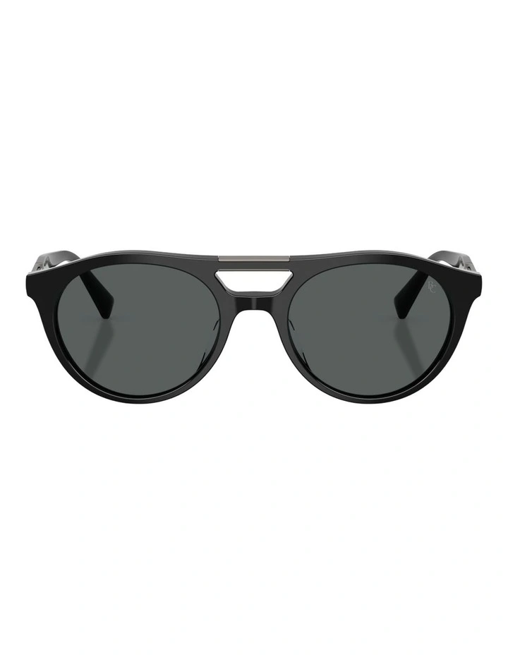 Brunello Cucinelli  Acetate Polarised Sunglasses in Black image 2