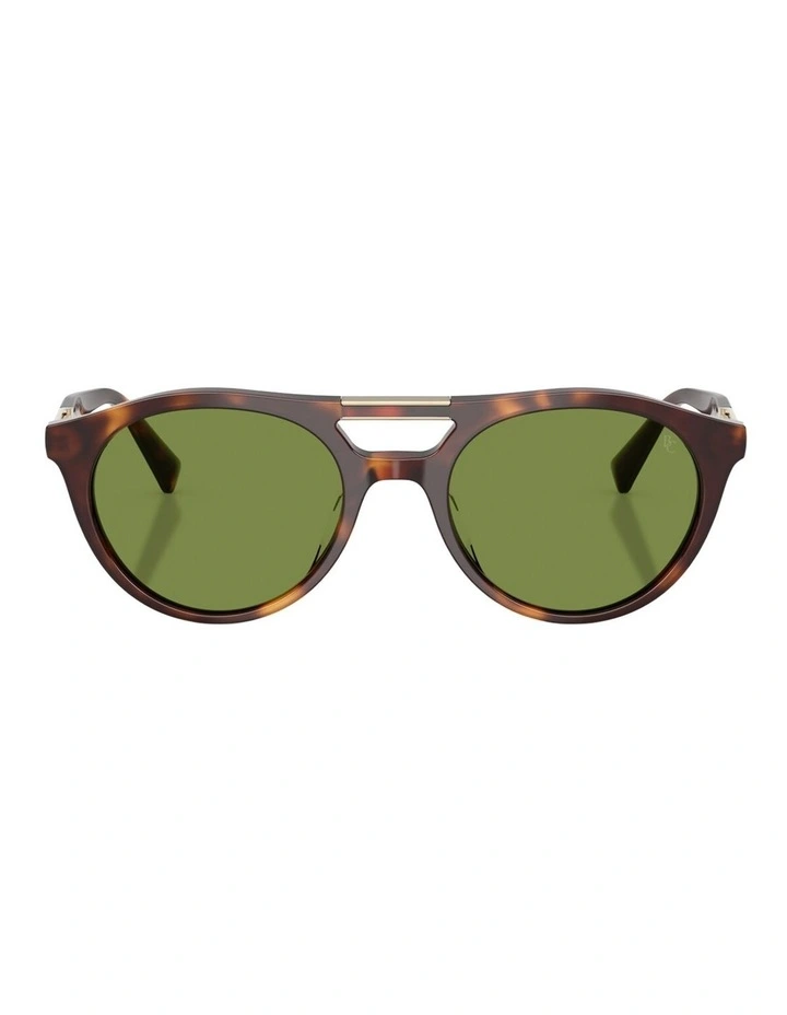 Brunello Cucinelli  Acetate Sunglasses in Tortoise image 1