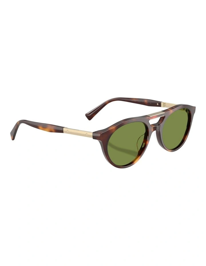 Brunello Cucinelli  Acetate Sunglasses in Tortoise image 3
