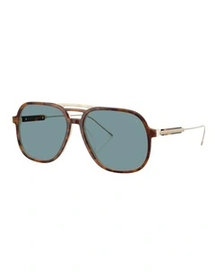 Brunello Cucinelli  Acetate Sunglasses in Tortoise