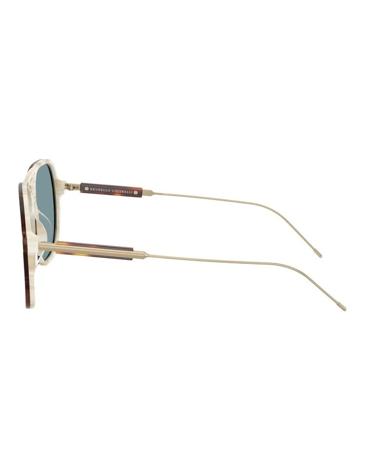 Brunello Cucinelli  Acetate Sunglasses in Tortoise image 2