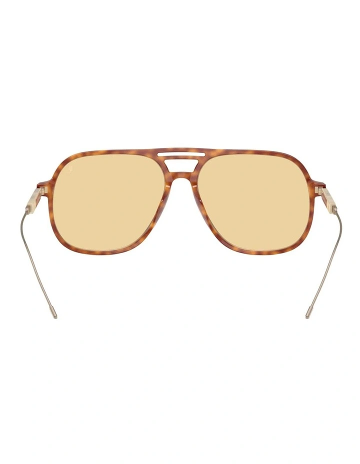 Brunello Cucinelli  Acetate Sunglasses in Brown image 2