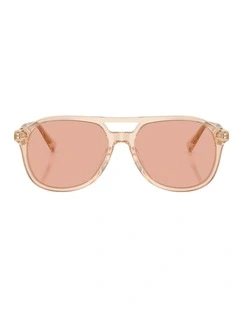 Brunello Cucinelli  Acetate Sunglasses in Yellow