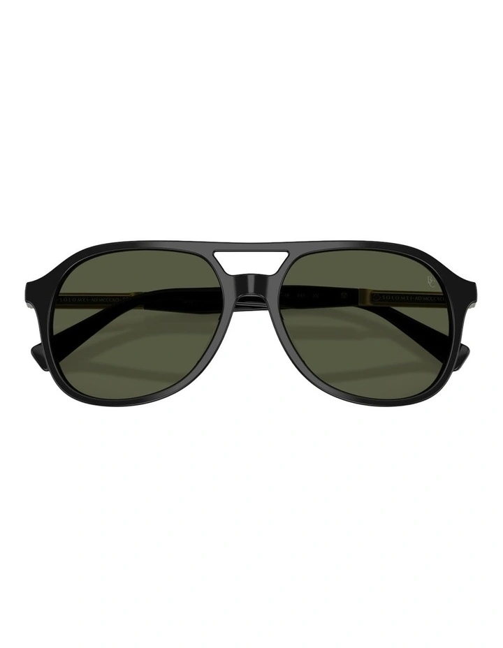Brunello Cucinelli  Acetate Sunglasses in Black image 3