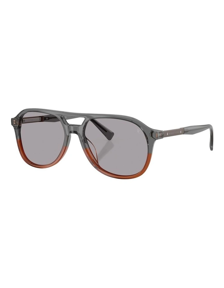 Brunello Cucinelli  Acetate Polarised Sunglasses in Black image 1